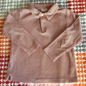 Stripped soft cotton polo